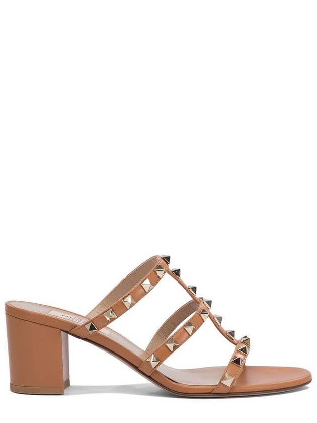 발렌티노 가라바니 록스터드 오픈 토 케이지드 뮬