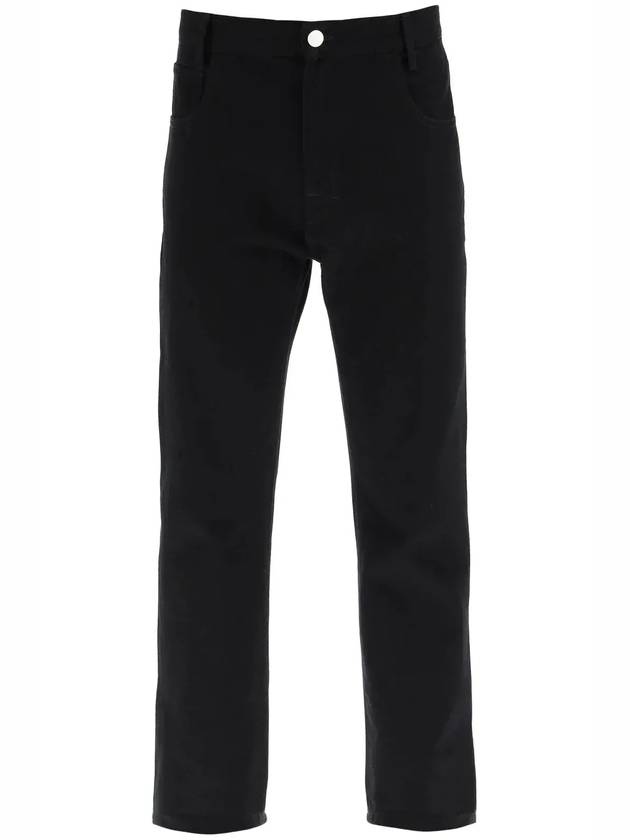 Raf Simons 로고 패치 슬림핏 진 224M310_0099