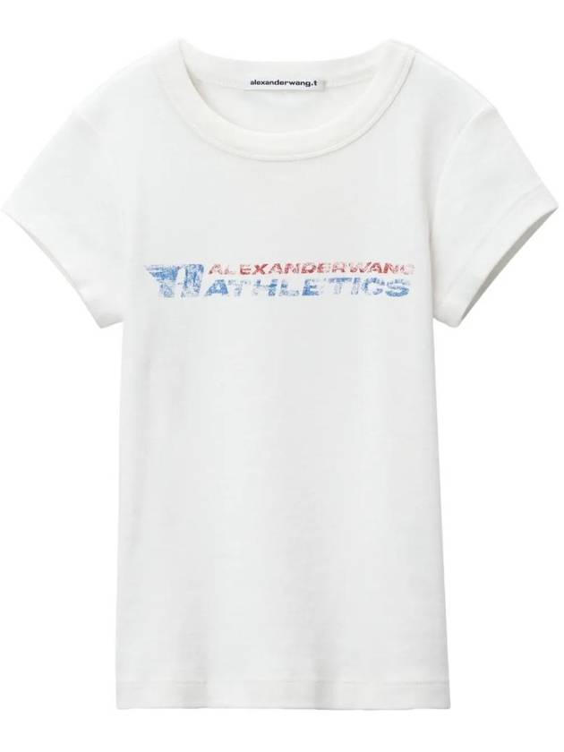 알렉산더왕 페이디드 로고 프린트 티셔츠 4CC2251824120