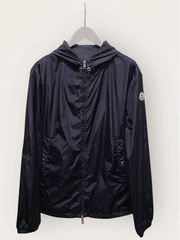 몽클레르 네이비 블루 와펜 그림퍼스 삼선 후드 윈드브레이커 5
