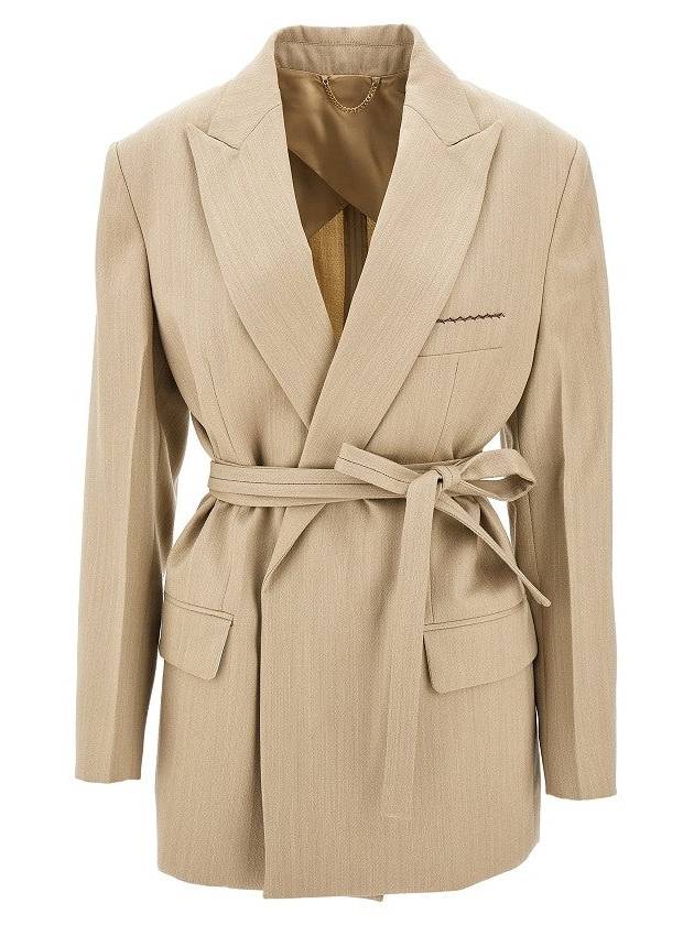 VICTORIA BECKHAM Belted tailored jacket