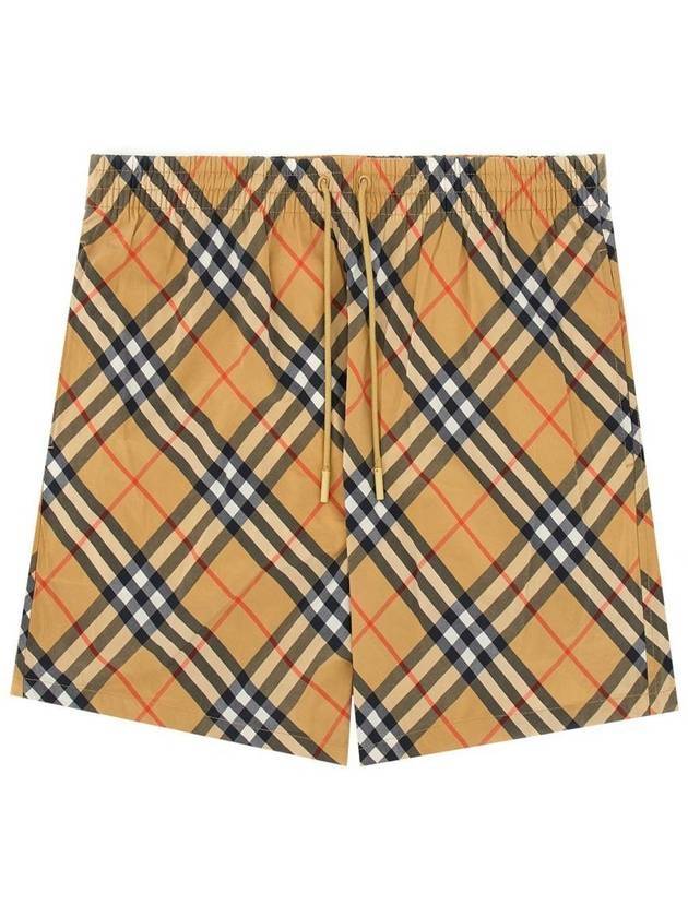 버버리 체크 스윔 쇼츠 샌드