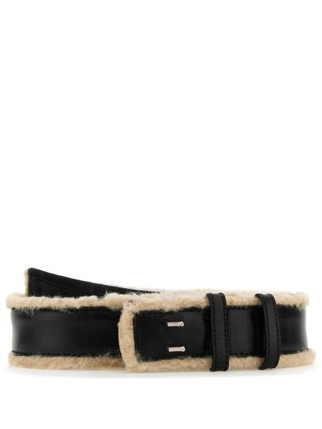 Dries Van Noten 모피 디테일 벨트