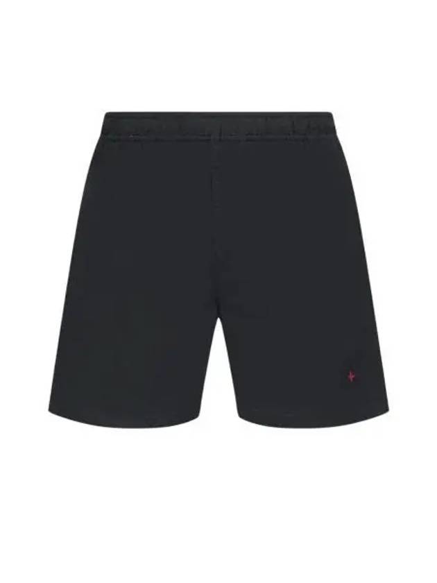 스톤 아일랜드 B02X5 마리나 브러쉬드 나일론 스윔 쇼츠 블랙 21SS Stone Island B02X5 Marina Brushed Nylon Swim Shorts Black 21SS