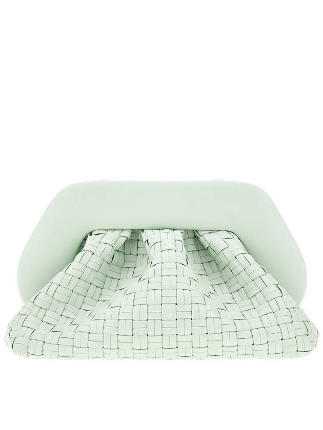 THEMOIRE 'Tia' micro weaved vegan leather clutch