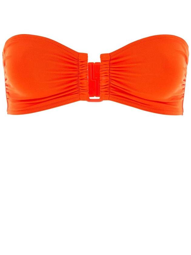 24SS ERES Orange stretch nylon bikini top 03140401298