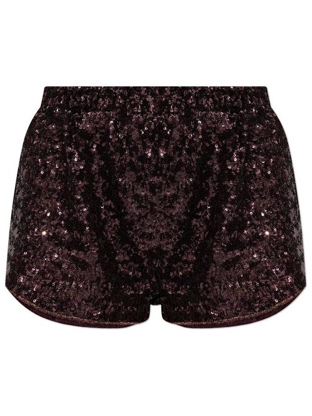 Oseree 시퀸 엘라스틱 웨이스트밴드 쇼츠