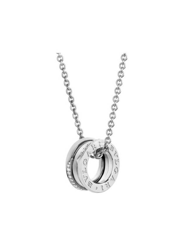 불가리 비제로원 네클리스 화이트 골드 다이아몬드 359618