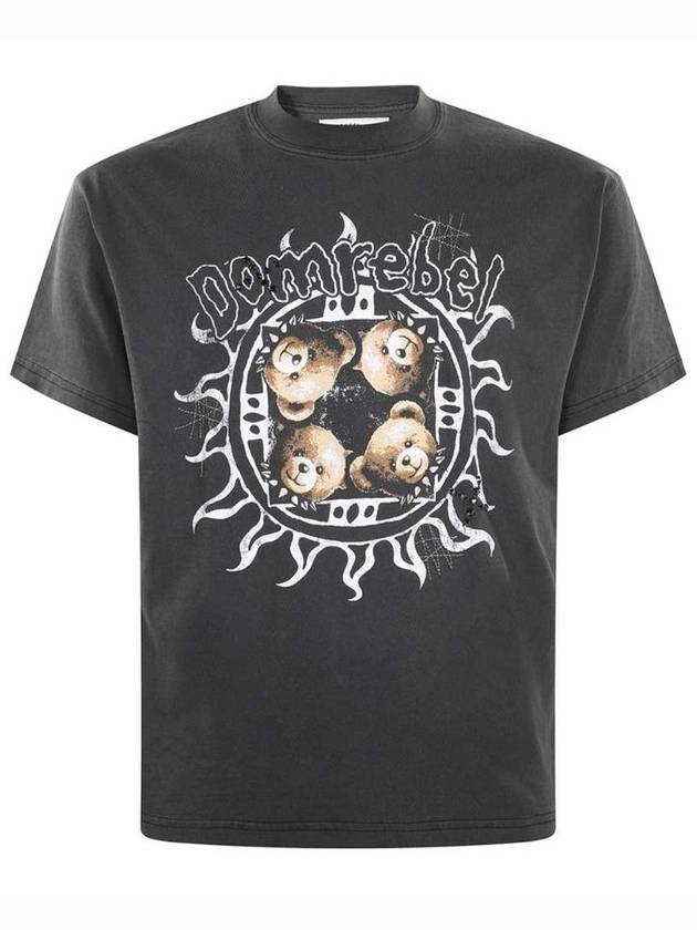 NB05 돔레벨 남성 티셔츠 Domrebel SUNGAZE CRYSTALS T shirt Black