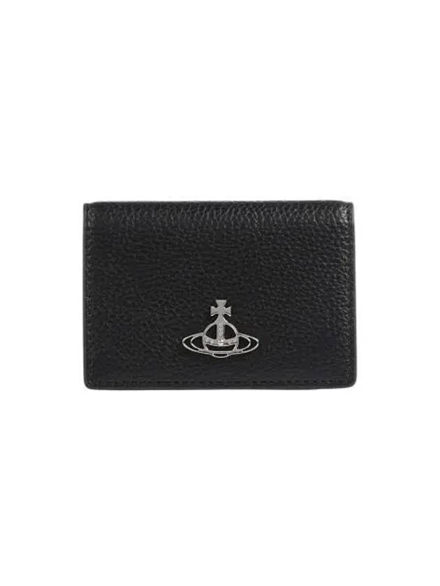 비비안 웨스트우드 신세틱 카드 홀더 블랙 Vivienne Westwood Synthetic Card Holder Black