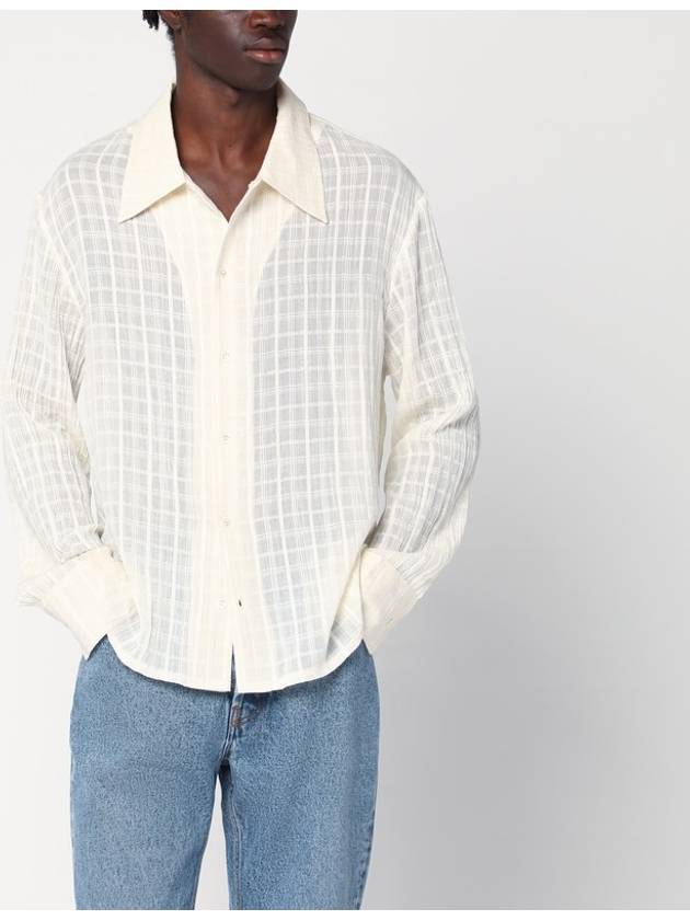 Sefr Ignacio white cotton shirt