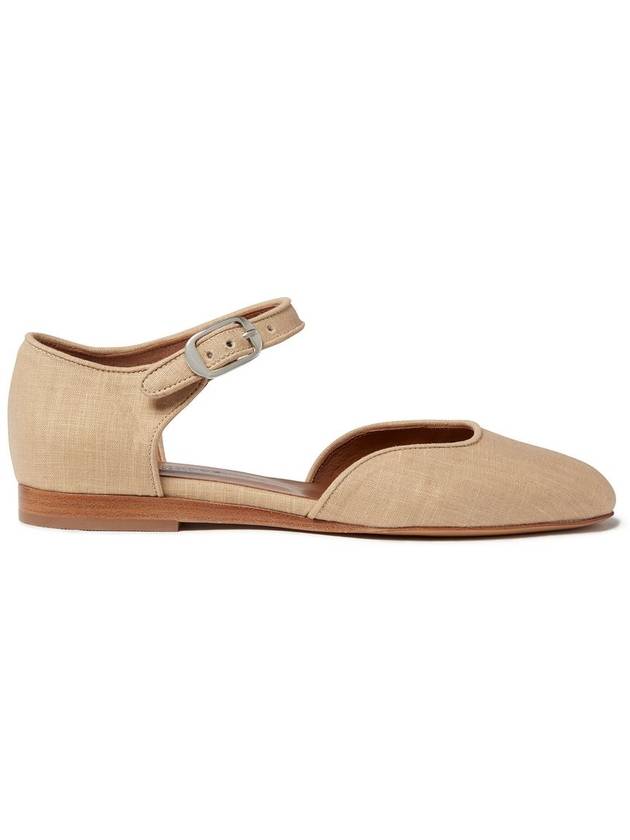 리넨 메리제인 샌들 Linen Mary Jane Sandals