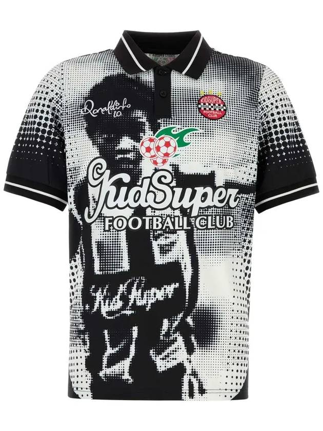 키드슈퍼 풋볼 클럽 폴로 셔츠 AW24JRSY03_BLACK