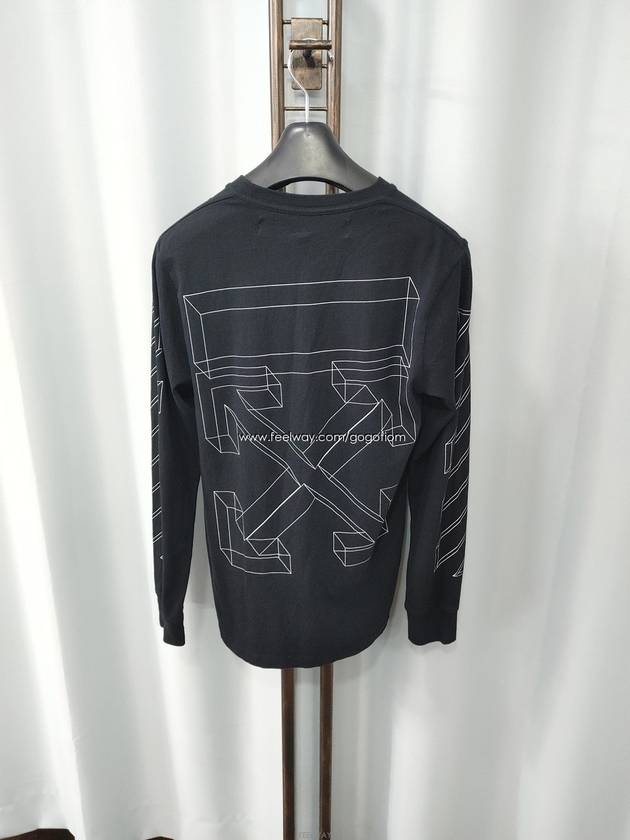 오프화이트 남성 반팔 티셔츠