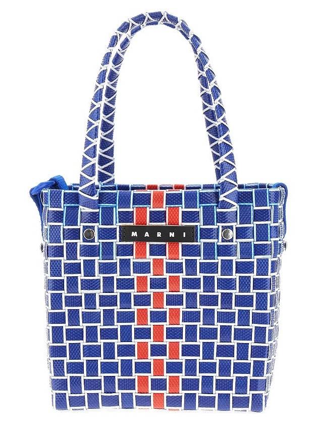 MARNI Woven mini basket bag