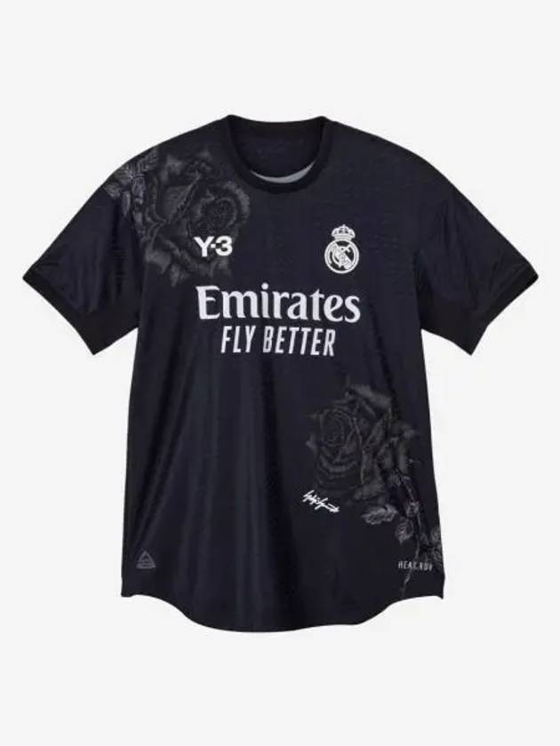 Y 3 x 레알 마드리드 2023 24 4th 어센틱 저지 블랙 논 마킹 버전 US Y 3 x Real Madrid 2023 24 4th Authentic Jersey Black Non Marking Ver. US Sizing