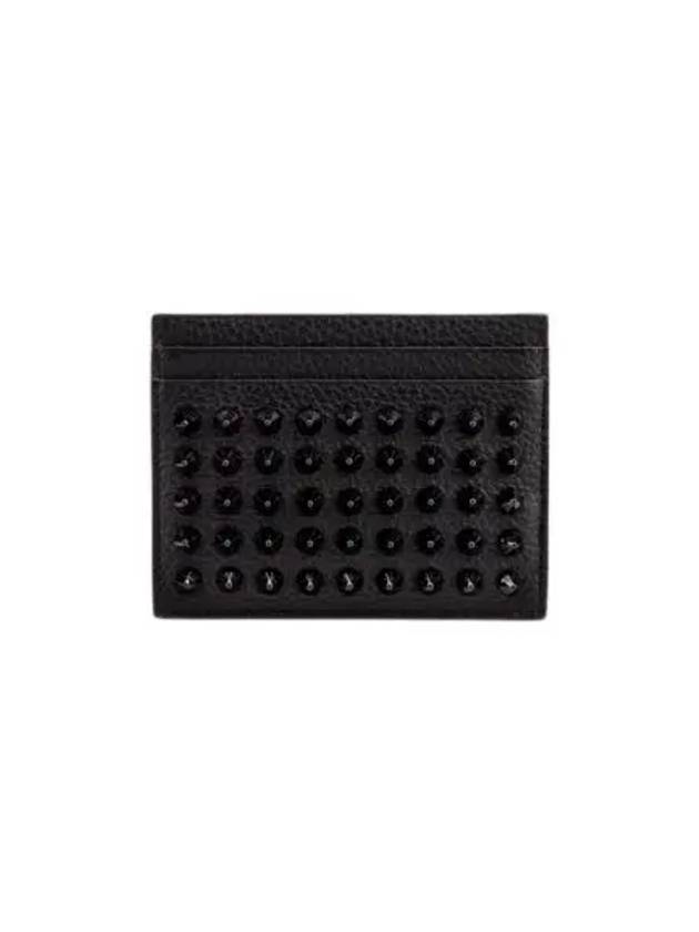크리스찬 루부탱 키오스 카드 홀더 블랙 Christian Louboutin Kios Card Holder Black