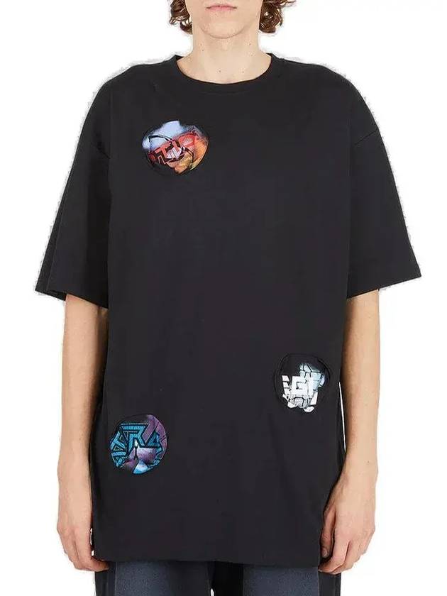 Raf Simons 포켓홀 그래픽 프린트 티셔츠 212M13019001_0099