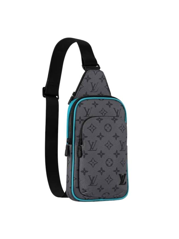 루이비통 에비뉴 모노그램 슬링 백 그레이