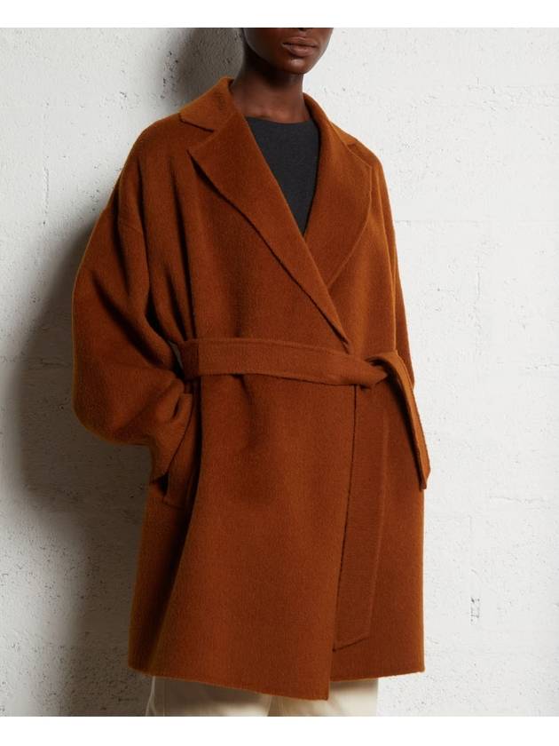 24FW MAXMARA 위켄드 막스마라 NELLA 넬라 오버사이즈 울 알파카 코트 샌드 002 토바코 IT40 5016014206 002