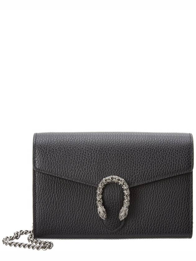 구찌 24FW 디오니서스 미니 레더 체인 가죽 숄더백 블랙