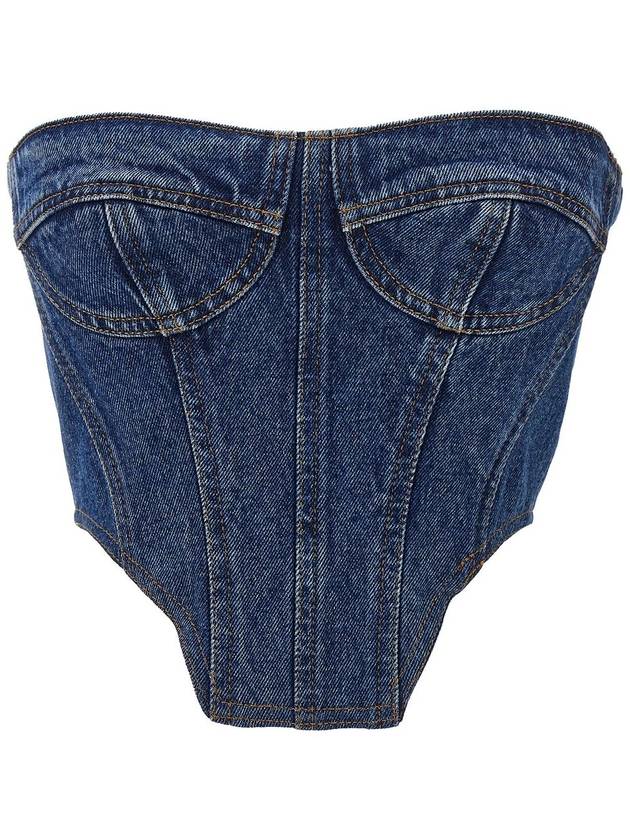David Koma - Denim Bustier Top Tops