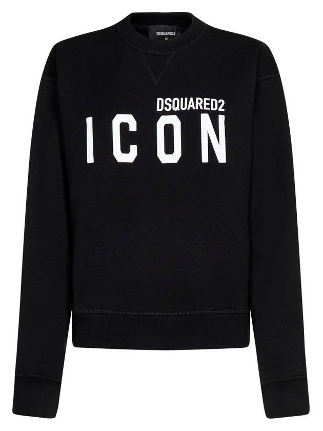 Dsquared2 아이콘 프린트 크루넥 스웨트셔츠