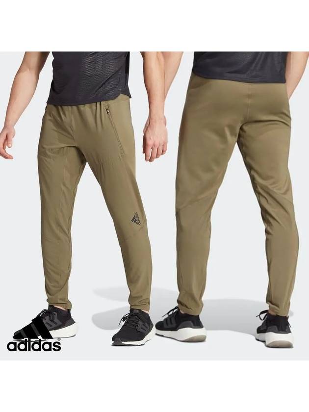 아디다스 에어로레디 D4T 트레이닝 팬츠 바지 카키