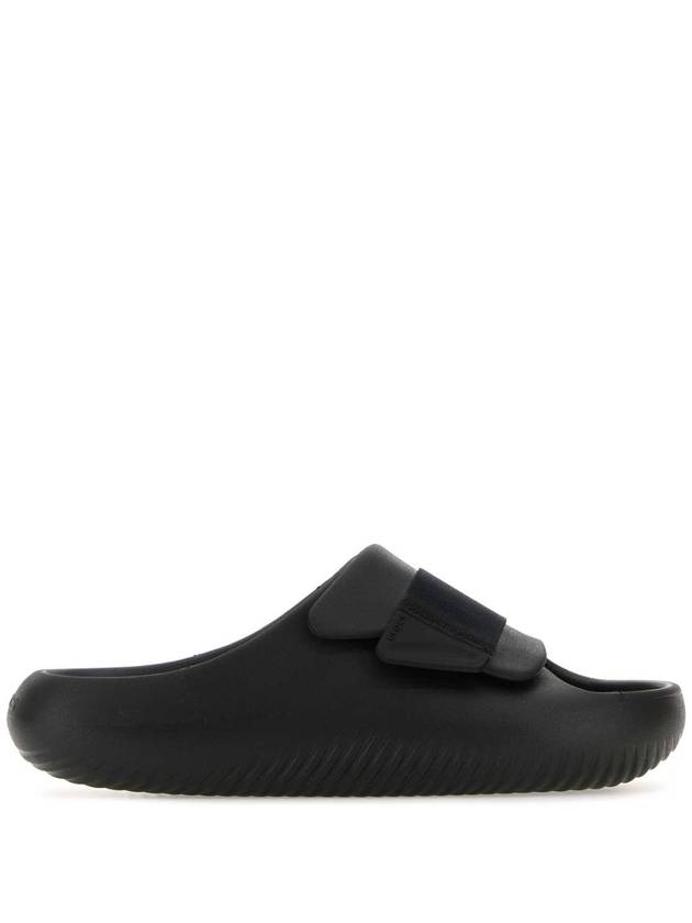 24SS CROCS 블랙 rubber Mellow Luxe 리코버리 슬리퍼 CR209413 블랙