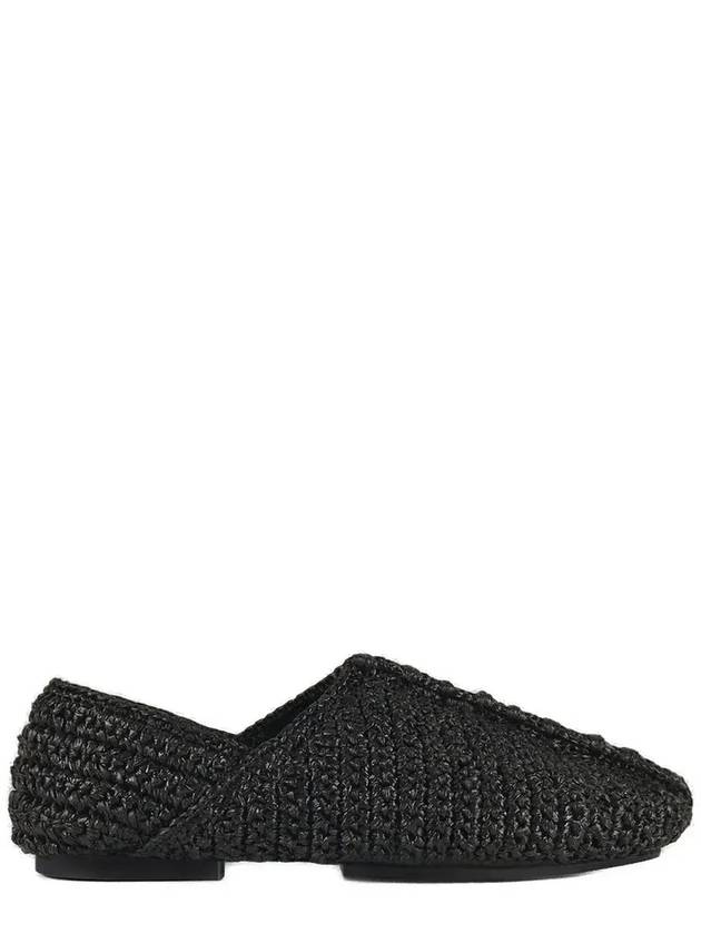 질 샌더 인터워븐 뾰족한 발가락 슬리퍼 J44WZ0008P2306_001BLACK