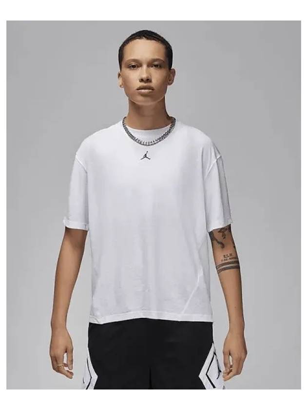 나이키 조던 스포츠 우먼 다이아몬드 숏슬리브 반팔 탑 상의 FN5116 100