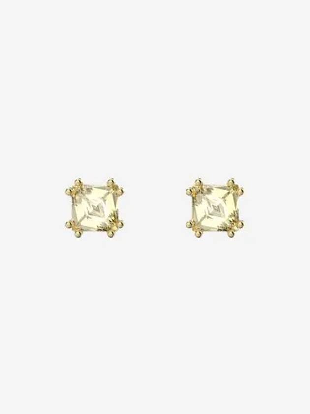 W 스와로브스키 스틸라 스터드 이어링 옐로우 골드 플래팅 W Swarovski Stilla Stud Earrings Yellow Gold Plated