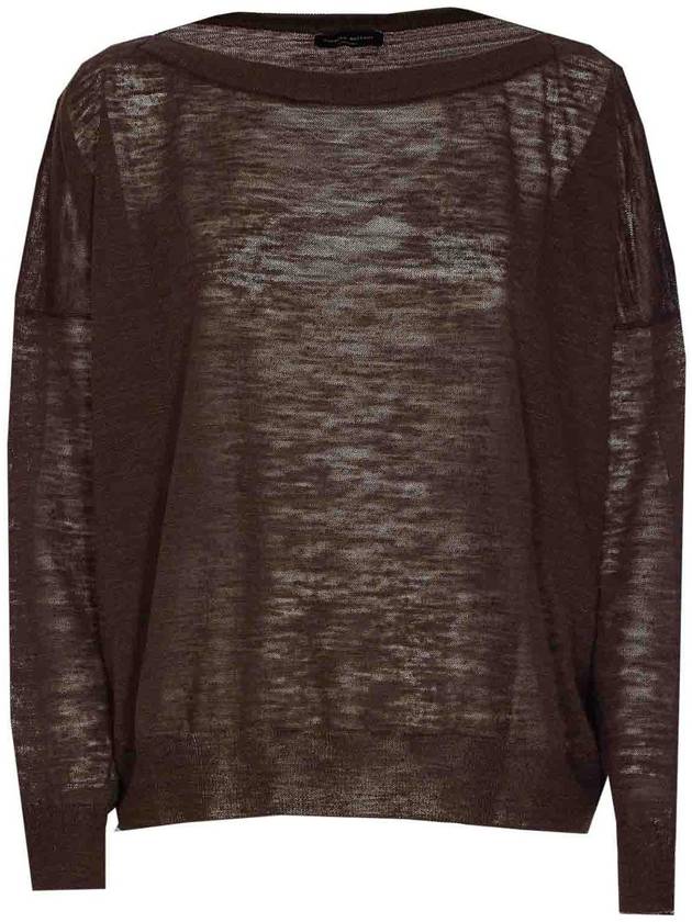 Roberto Collina Brown Sweater