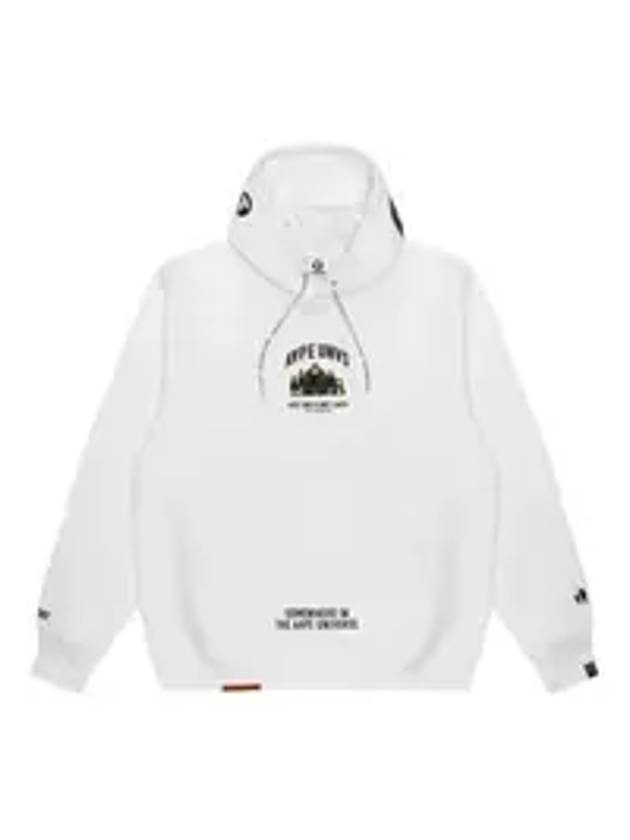 베이프 팰넷 어스 후드 화이트