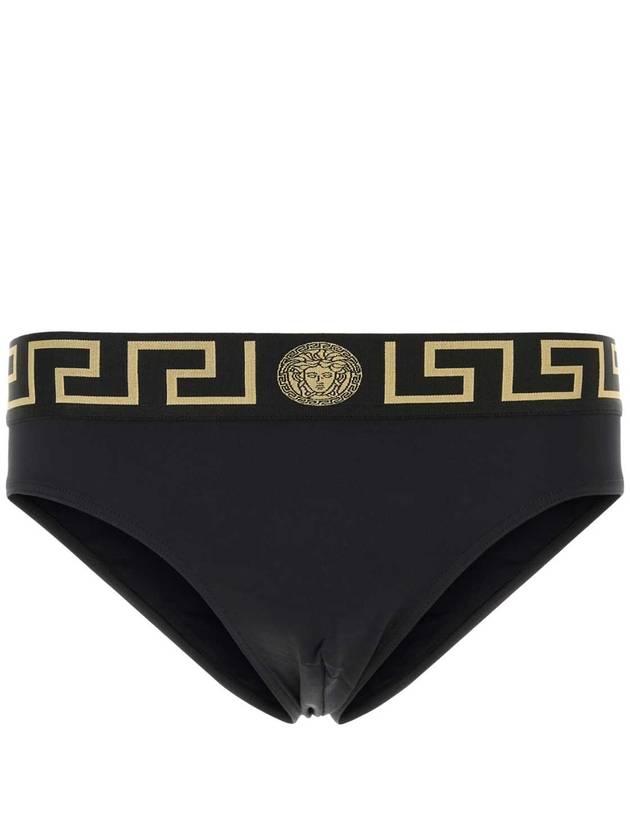 25SS Versace 블랙 stretch nylon 스위밍 brief ABU010251A11119 A80G
