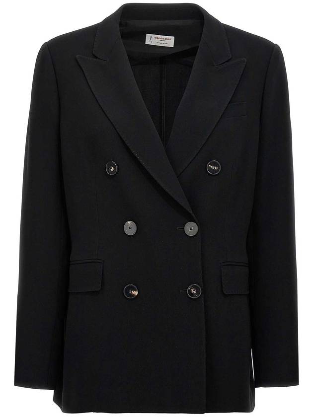 Alberto Biani Double-Breasted Blazer Light