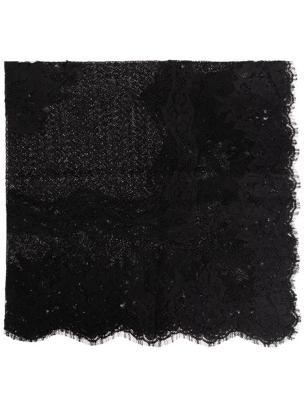 Dolce & Gabbana Lace Scarf Women's Black