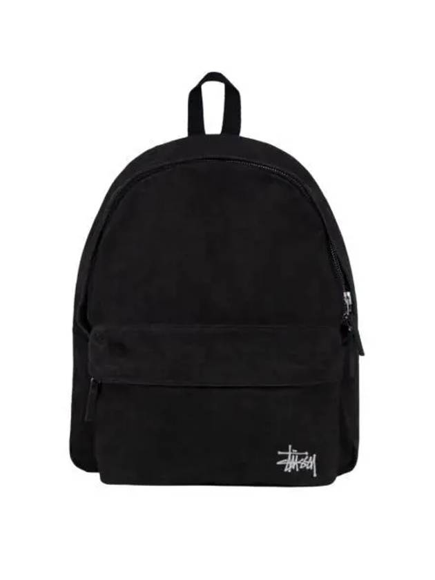 스투시 캔버스 백팩 워시드 블랙 Stussy Canvas Backpack Washed Black