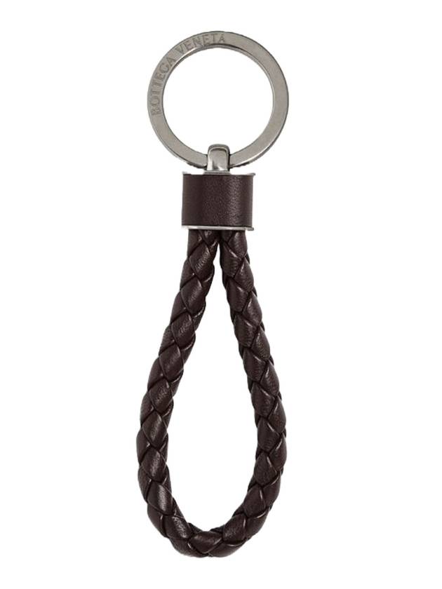 보테가베네타 인트레치아토 레더 키홀더 퐁당