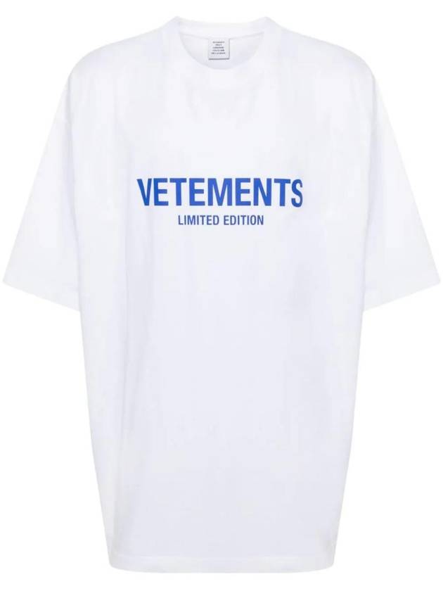 베트멍 로고 프린트 티셔츠