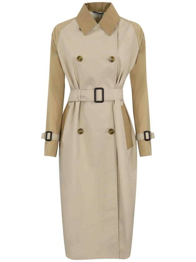 Weekend Max Mara Trench Coat In Water-Repellent Gabardine