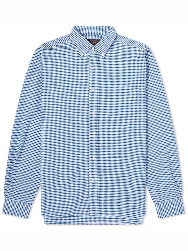 BEAMS 플러스 버튼다운 깅엄 옥스포드 셔츠 BEAMS PLUS BUTTON DOWN GINGHAM OXFORD SHIRT