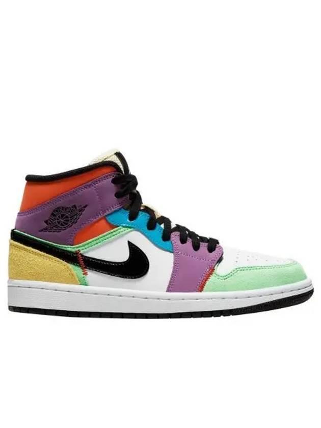 W 조던 1 미드 SE 멀티컬러 라이트벌브 W Jordan 1 Mid SE Multi Color Lightbulb