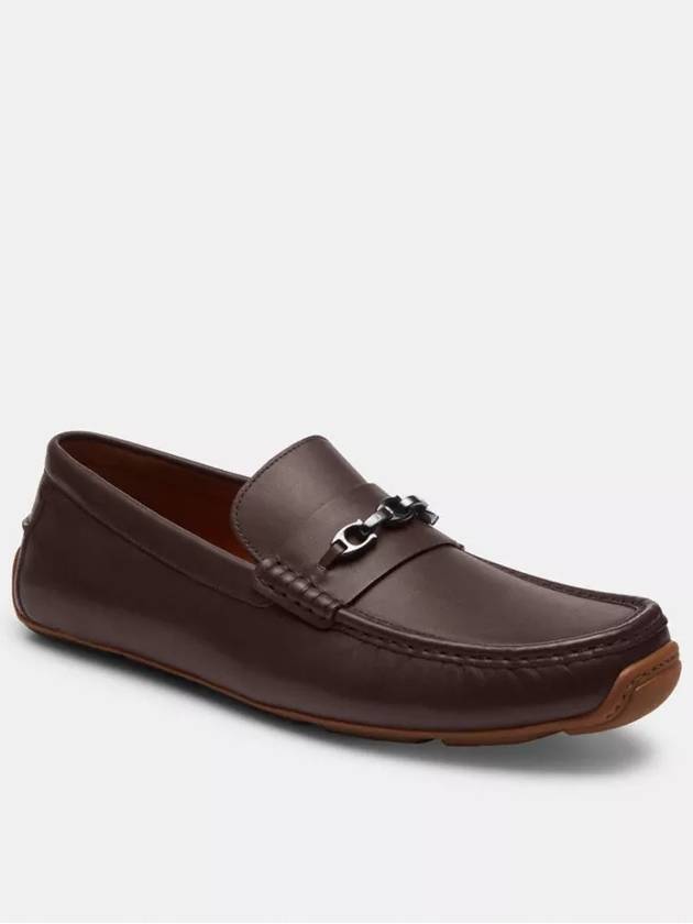 코치 랜든 드라이버 남성 슬립온 Mahogany Brown