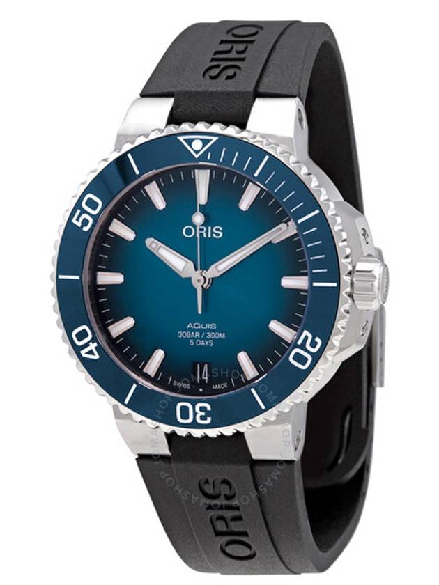 오토매틱 블루 다이얼 남성용 시계 Automatic Blue Dial Mens Watch