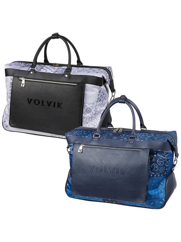 25년 볼빅 프라임 페이즐리 여성용 보스턴백 경량 골프가방 신발 골프화 분리 수납