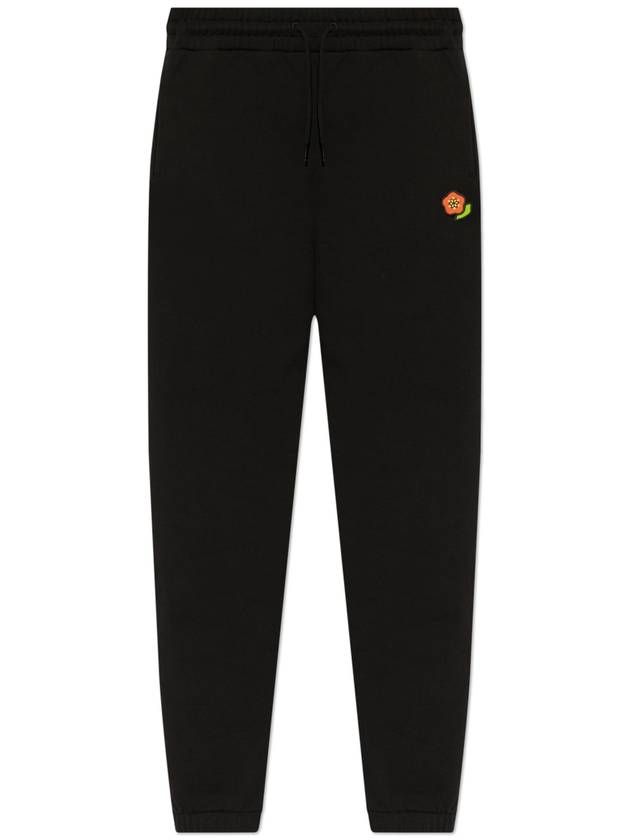 Kenzo Sweatpants With Logo Patch Women's Black
