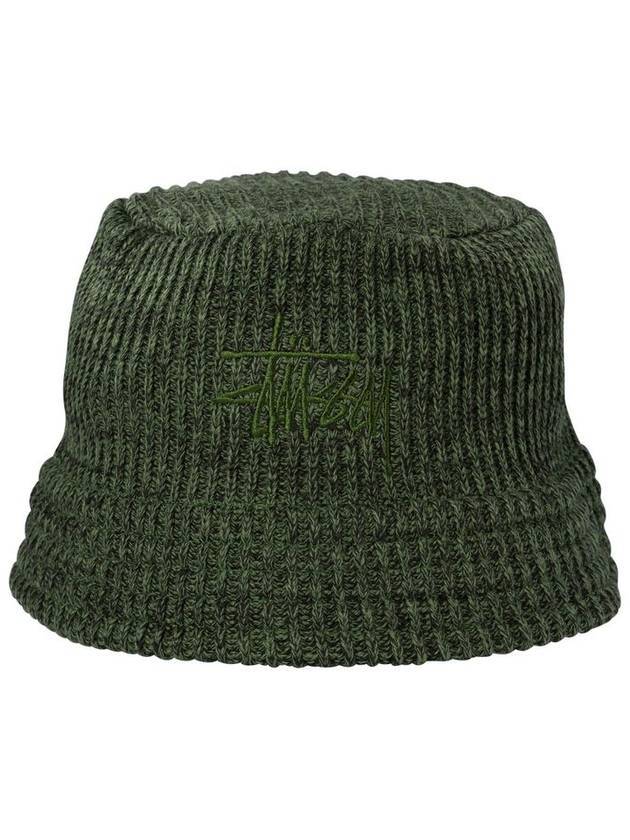 스투시 말 니트 버킷햇 그린