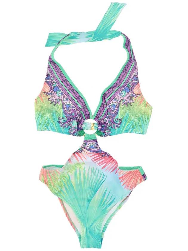 Just Cavalli 그래픽 프린트 원피스 비키니 74PBYB08CJ04A_155