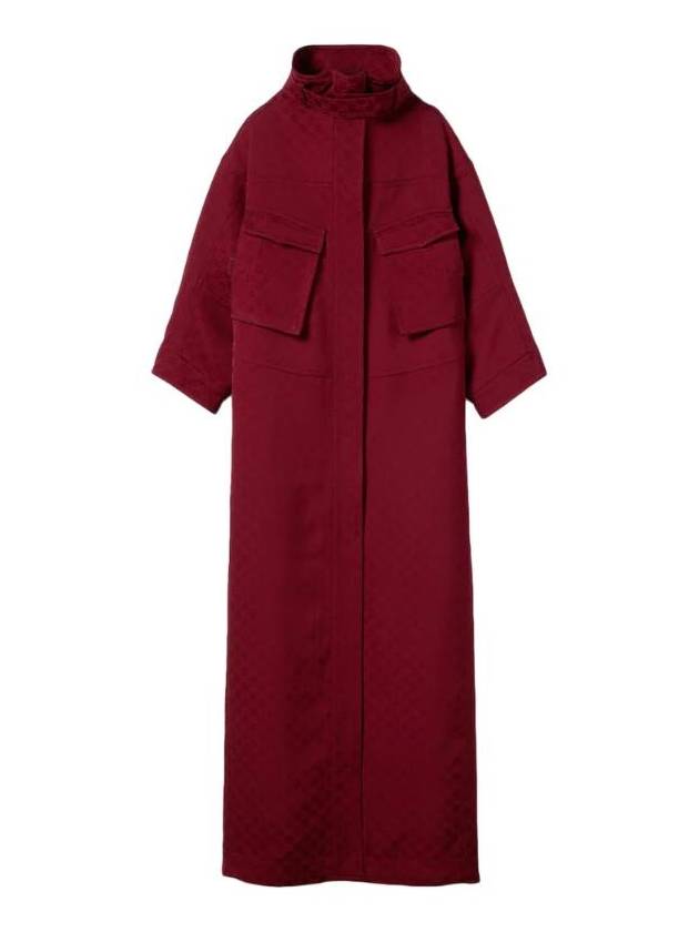 구찌 SS25 GG JACQUARD FABRIC COAT 831112ZASZA 6052REDANCORA